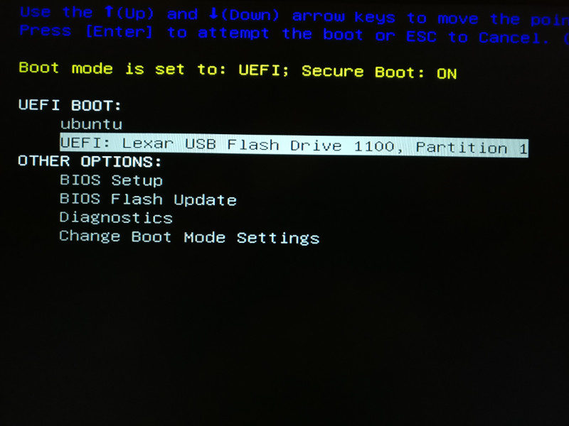 Boot from usb windows 10 dell inspiron 15